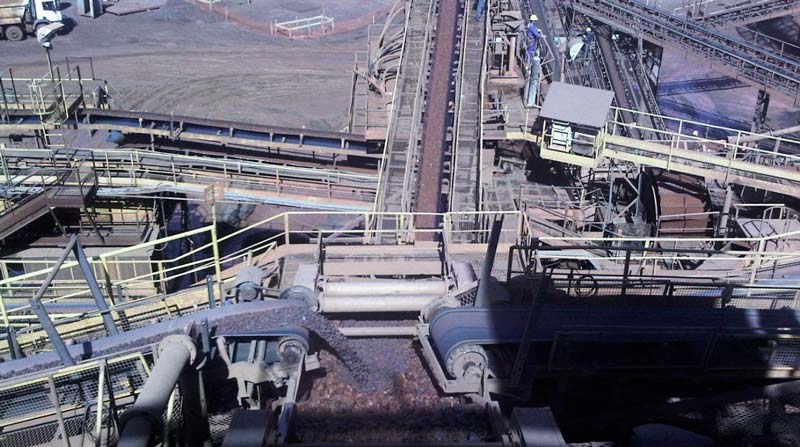Система смешивания железной руды